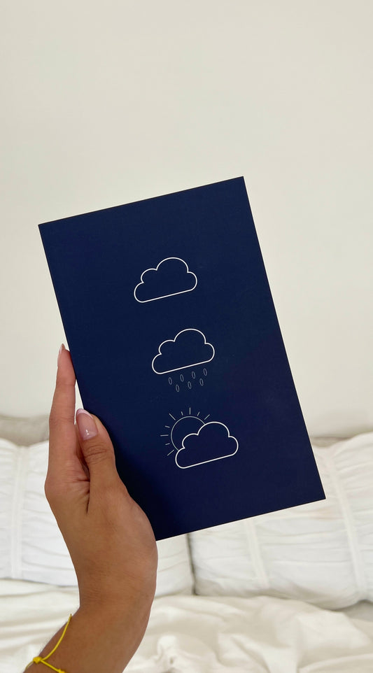 Three Clouds Journal | Dark Blue